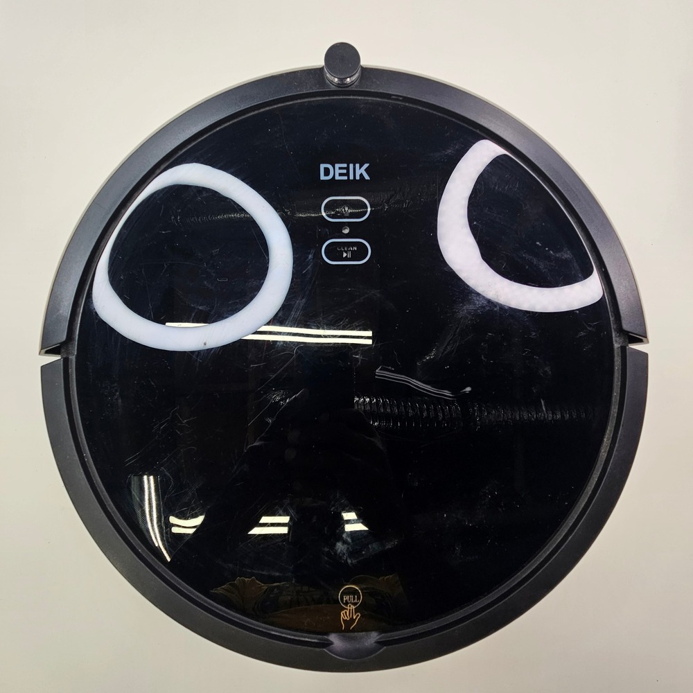 Deik Robotic Vacuum Cleaner Unisex OS Black MT-820 For Parts Untested